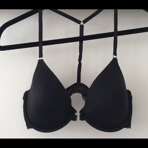 PINK by Victoria’s Secret 36C Black Racer Back Bra